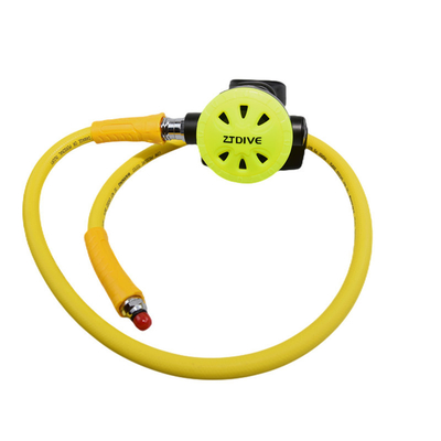 1000L/min Diving Second Stage Regulator Yellow Backup Breathing Apparatus