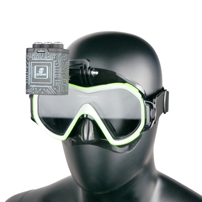 HD Tempered Glass Dive Mask Scuba HUD Computer With Screen Display