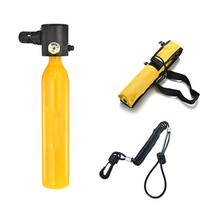 Portable 0.5L Scuba Diving Accessories Cylinder Gas Anti Corrosion