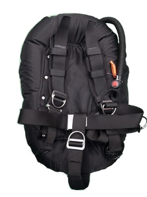 CE Small Airbag Wing Style BCD , Wear Resistant Scuba Diving Wing BCD