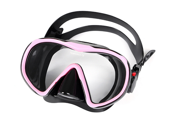 FCC Silicone Underwater Diving Mask , Multipurpose Scuba Dive Goggles