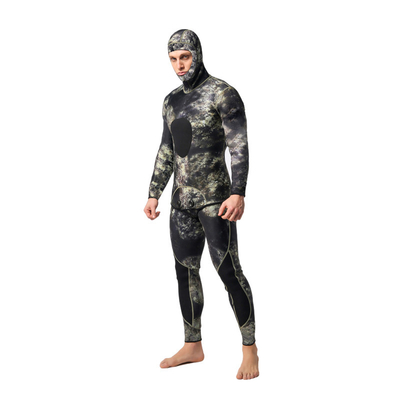 Camouflage Color Scuba Diving Wetsuit Wearable Neoprene Material
