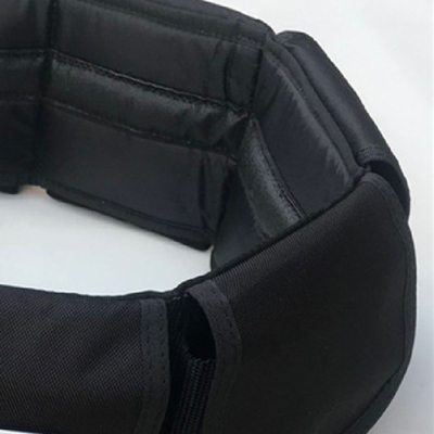 Anti Slip Polyester Fiber Pouch Weight Belt , Black Scuba Weight Belt With Pockets