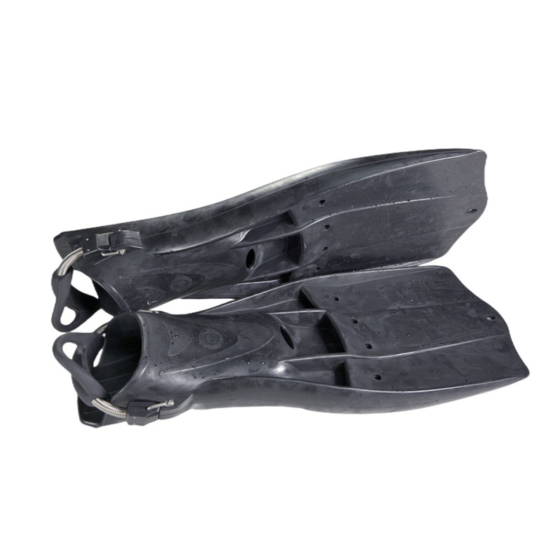 Professional And Technical Divers Black Long Jet Fins For Tec Diving