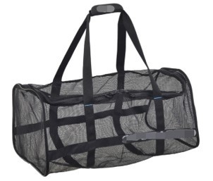 Nylon Polyester Fiber Scuba Diving Accessories Mesh Bag 80L Black Color