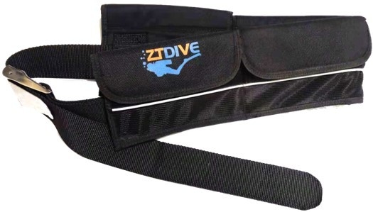 Length 140cm Scuba Diving Accessories Nylon Pocket Weight Belt